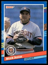 1991 Donruss Mark Salas Detroit Tigers #65