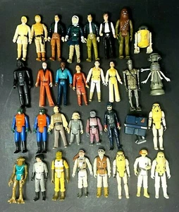 Figuras de acción 3/4 de Star Wars Leia Luke Han Chewie + Kenner 1977-1980 - vintage - Imagen 1 de 276