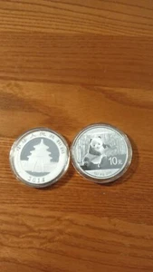 2014-Silver Panda Uncirculated In Capsule - Picture 1 of 2
