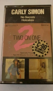 Carly simon Double Cassette Album. No Secrets & Hotcakes - Picture 1 of 5