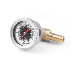 Liquid Filled Meter Oil Fuel Pressure Gauge 1/8NPT For Honda Civic CRX 88-91 - Picture 1 of 6