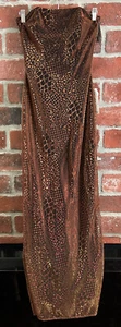 VTG Jessica McClintock Gunne Sax Millennium 2000 Leopard Shimmer Gown Size 3 NWT - Picture 1 of 9