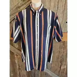Vintage trader bay color block striped 90s look XL^ - Picture 1 of 6