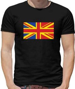 Romanian Union Jack Mens T-Shirt - Romania - UK - United Kingdom - Bucharest