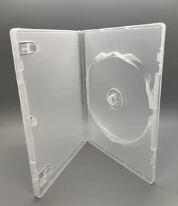 SALE! 10 NEUE 14MM EINZELNE DVD HÜLLEN MIT HÜLLE, FROSTY CLEAR, 1095L, HERGESTELLT IN USA - Bild 1 von 5