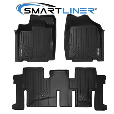 SMARTLINER Custom Fit Floor Mats Liner Set 2014-2019 QX60 | 2013-2019 Pathfinder Foto 1 de 4