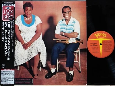 ELLA FITZGERALD / LOUIS ARMSTRONG "ELLA & LOUIS" VERVE Japan LP Vinyl OBI 180g - Image 1 of 3