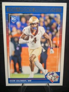 2024 Score Keon Coleman Rookie Card FSU/Buffalo Bills (RC) #337 - Bild 1 von 2