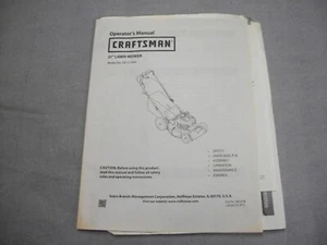 CORTADORA DE CÉSPED CRAFTSMAN 21" MODELO NO. 247.377441 MANUAL DEL OPERADOR - Imagen 1 de 10