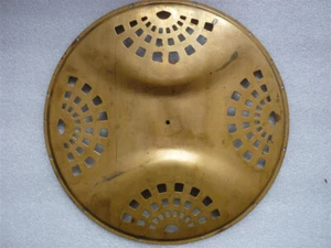 GENUINE DOBRO RESONATOR BRASS COVER PLATE - NEW OLD STOCK - Picture 1 of 6