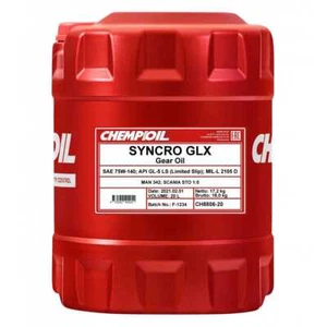 20 Litros CHEMPIOIL Aceite De Transmisión Manual Syncro GLX 75W-140 - Imagen 1 de 2