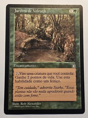 Volrath's Gardens●Stronghold●MTG●PORTUGUESE●RARE●1998●NM●1818 - Image 1 of 2