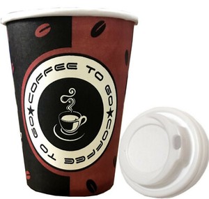 Mit / Ohne Deckel 300ml Kaffeebecher Pappbecher 0,3l Einweg Coffee to Go Becher