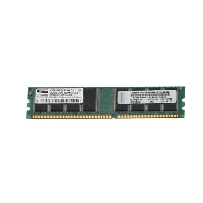 Promos V826664K24SCIW-D3 512MB 400MHz DDR PC-3200 UDIMM Desktop Memory RAM - Image 1 of 4