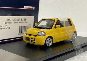 1:43 Hi Story HS431YL Daihatsu ESSE ECO Low Down Custom 2006 scale model car - Picture 1 of 11