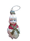 Antique Christmas tree googly doll head ornament  -Germany 