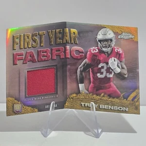 2024 Topps Chrome Football TREY BENSON RC First Year Fabric #FYF-TB - Picture 1 of 2