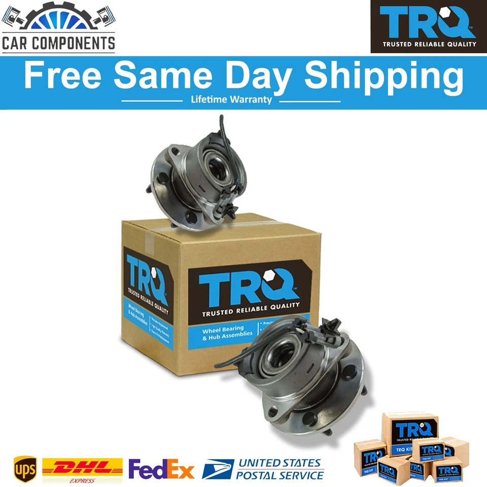 TRQ New Front Wheel Hub Bearing Set For 2004-2011 Chevy Cobalt Pontiac Saturn - Изображение 1 из 4
