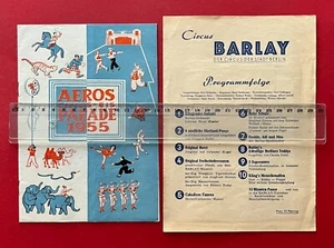 DDR Broschüre + Blatt 1954/55 ZIRKUS AEROS  ( F22858 - Bild 1 von 7