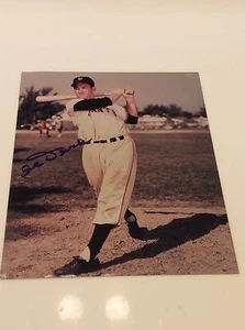 AL DARK New York Giants signed baseball 8x10 photo - Picture 1 of 1