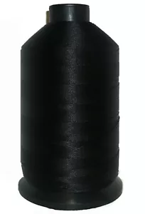 Black 3000m Cone 40's Bonded Nylon Thread (Military Specification) - Picture 1 of 1