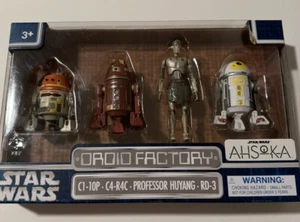 New Disney Parks Exclusive Star Wars Droid Factory set of 4 2024 Ahsoka RD-3 NWT - Picture 1 of 8