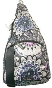 Vera Bradley Essential Full Size Sling Backpack In Reactive Material Mimosa Mdln