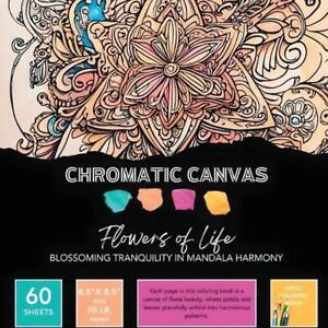 Flowers of Life Coloring Book: Blossoming Tranquility in Mandala Harmony by Chro