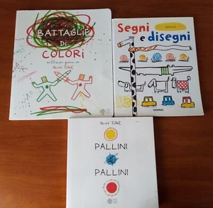 Lotto di libri per bambini per disegni e scarabocchi, Hervé Tullet e Barroux - Foto 1 di 7