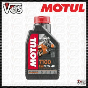 OLIO MOTORE MOTO MOTUL 7100 10W40 MA2 4 LITRI TAGLIANDO PER HONDA 4 TEMPI - Foto 1 di 3