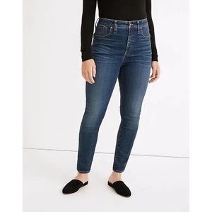 Madewell Womens Curvy High-Rise Skinny Jeans Lanette Wash Size 25 - Picture 1 of 12