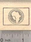 Flag of African Union Rubber Stamp, AU, 54 States D24309 WM