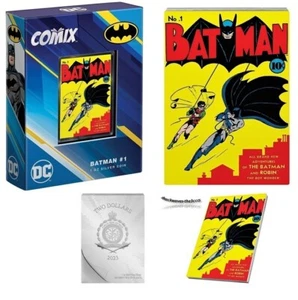 BATMAN #1 SILVER COIN COMIX - Picture 1 of 5