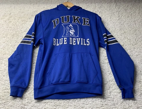 Duke Blue Devils Colosseum Hoodie Size Boys Youth Large (16-18) Some Damage Cover