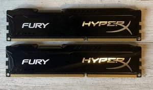 HyperX Fury 16GB (2 x 8GB) DIMM DDR3 1600 Memory HX316C10FB/8 - Picture 1 of 2