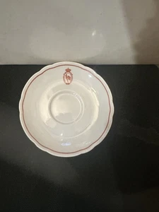 piattino porcellana DI BORDO NAVE ship COMPAGNIA ADRIATICA NAVIGAZIONE ginori ri - Imagen 1 de 3