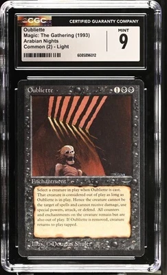Oubliette, Arabian Nights Mtg. CGC 9 Mint! - Image 1 of 2