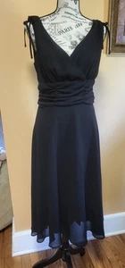 Danny & Nicole ärmelloses kleines schwarzes Kleid Größe 6 - Bild 1 von 6