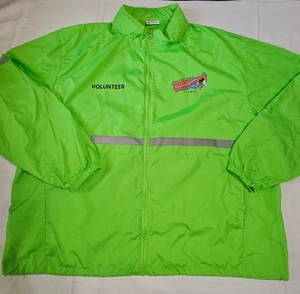 Disney World 2014 1/2 Marathon Volunteer Windbreaker Jacket Adult XXL 92999 - Picture 1 of 11