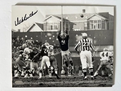 Dick Butkus Autographed Chicago Bears 8 x 10 Photo Framed w/ COA - Image 1 of 4