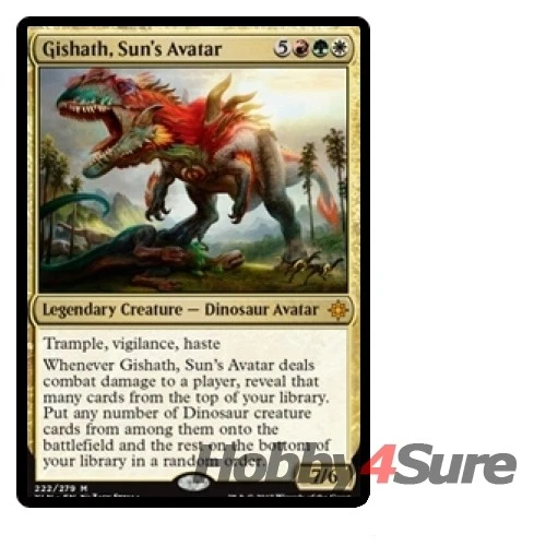 Gishath, Sun's Avatar M/NM Magic: The Gathering MTG Ixalan - Image 1 of 1