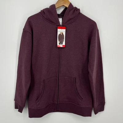 Danskin Ultra Cozy Hooded Jacket Women's Size M Purple NWT Cotton Blend - Image 1 of 4
