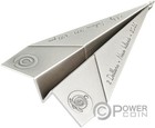 PAPER AIRPLANE Folded Dreams 2 Oz Silver Coin 2$ Niue 2025