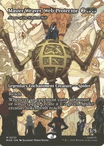 MTG Master Weaver, Web Protector (0032) *Non-Foil* Borderless Showcase MAR NM/MT - Bild 1 von 2