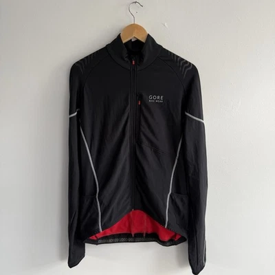 Gore Bike Wear Cycling Jacket Windstopper Softshell Men's Black XL Extra Large - Image 1 of 4