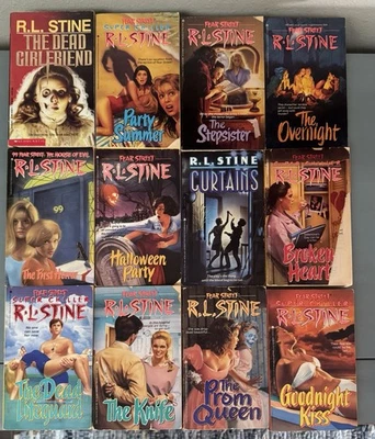 Lot of 12 Fear Street Paperbacks R.L Stine Vintage Horror Teen 90s Super Chiller - Image 1 of 4