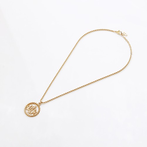 Collana catena Christian Dior vintage con logo oro WS9345