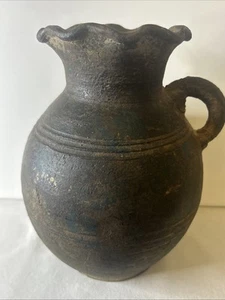 Rustic Looking Clay Pottery Vase/pitcher - Picture 1 of 23