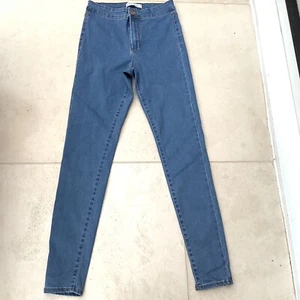 Ladies Denim Co. Mid Blue Stretch Skinny Jeans Size 10 L28 - Picture 1 of 3