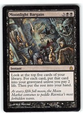 Moonlight Bargain *Rare* Magic MtG x1 Ravnica MP